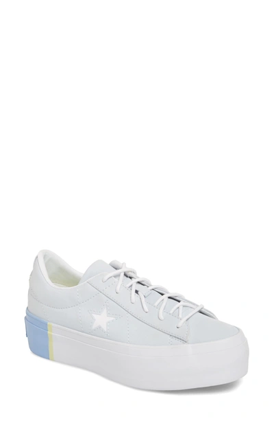 Converse Chuck Taylor All Star One Star Platform Sneaker In Blue Tint |  ModeSens