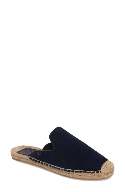 Shop Tory Burch Max Espadrille Mule In Royal Navy