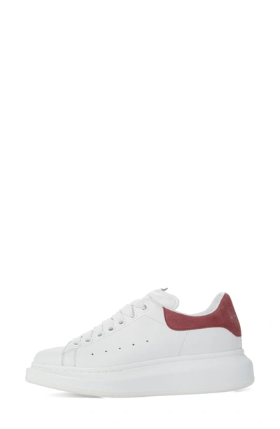 Shop Alexander Mcqueen Sneaker In White/ Wine Red