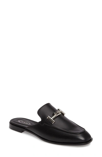 Shop Tod's Double T Mule In Black