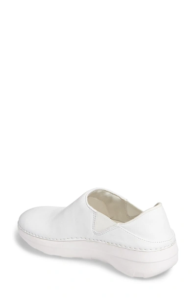 Shop Fitflop Superloafer Flat In Urban White Leather