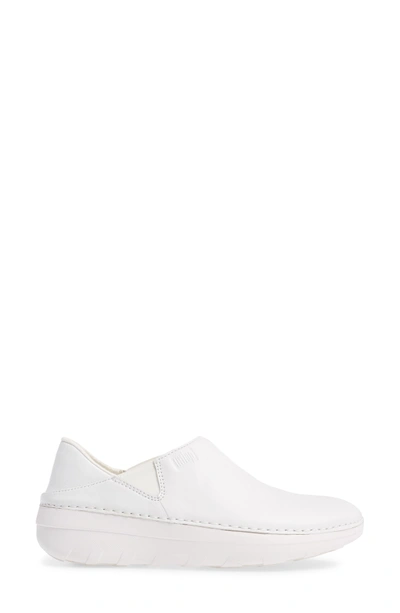 Shop Fitflop Superloafer Flat In Urban White Leather