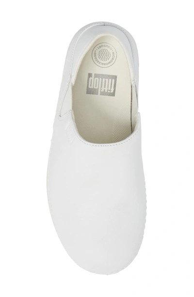 Shop Fitflop Superloafer Flat In Urban White Leather
