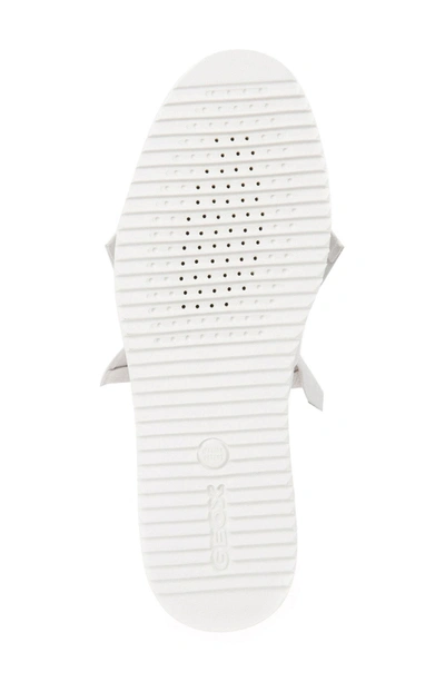 Shop Geox Thymar 15 Slip-on Sneaker In White Fabric