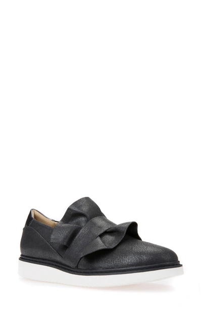 Shop Geox Thymar 15 Slip-on Sneaker In Black Fabric