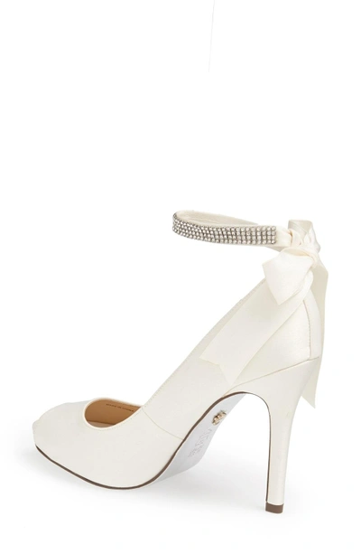 Nina Karen Platform Evening Pumps Women s Shoes In Ivory ModeSens