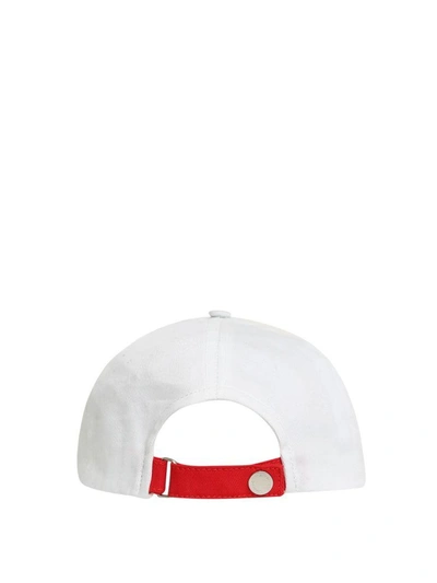 Shop Off-white American Red Cross Cotton Cap In Bianco