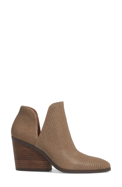 Shop Lucky Brand Lezzlee Bootie In Brindle Leather