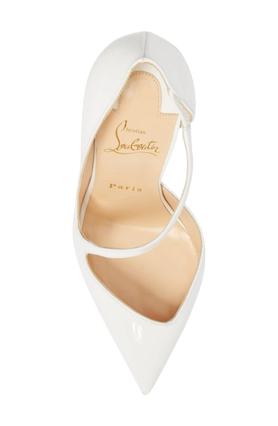 Shop Christian Louboutin Strappy Half D'orsay Pump In Latte