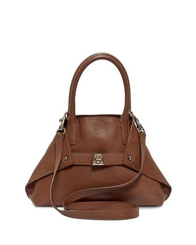 Akris Ai Cervo Extra-small Messenger Bag In Red/brown