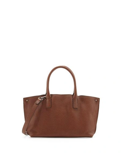 Akris Ai Cervo Extra-small Messenger Bag In Red/brown