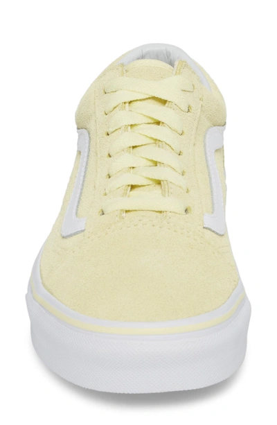 Shop Vans Old Skool Sneaker In Tender Yellow/ True White