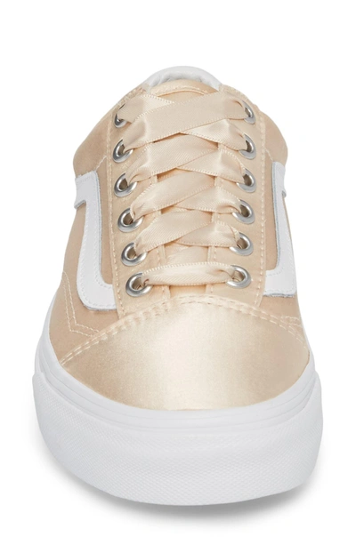 Shop Vans Old Skool Sneaker In Blush/ True White