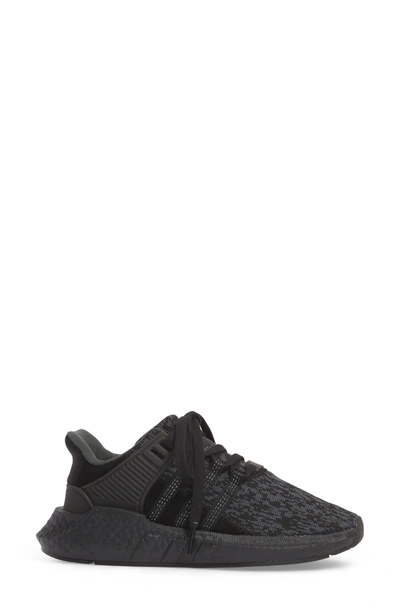 Shop Adidas Originals Eqt Support 93/17 Sneaker In Core Black/ White