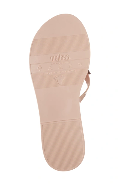 Shop Melissa Comfy Flip Flop In Pearl Pink
