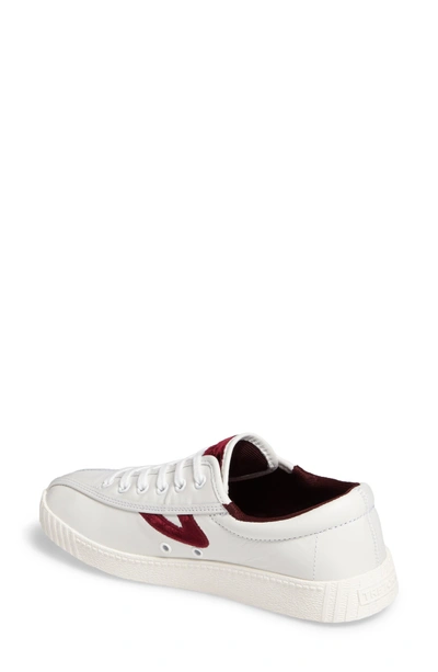 Shop Tretorn Nylite Plus Sneaker In Vintage White/ Rubino