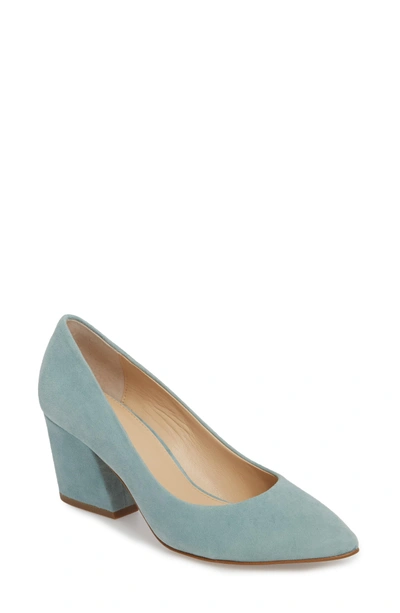 Shop Botkier Stella Pump In Seafoam Suede