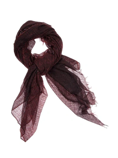 Shop Avant Toi - Cachemire Scarf In Red