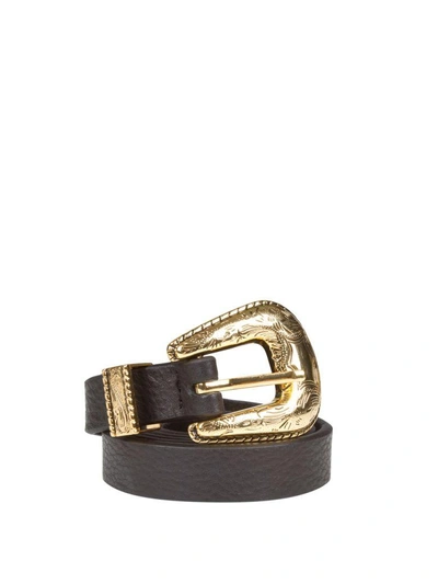 Shop B-low The Belt Baby Frank Leather Belt In Nero