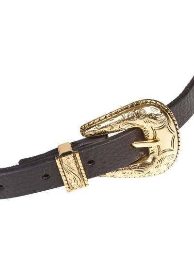 Shop B-low The Belt Baby Frank Leather Belt In Nero
