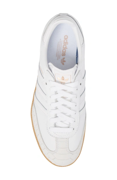 Shop Adidas Originals 'samba' Sneaker In White/ White/ Gum4