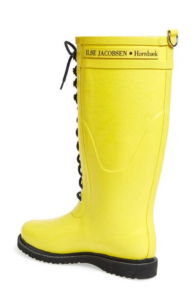Shop Ilse Jacobsen Hornbaek Rubber Boot In Yellow