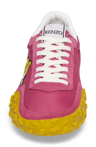 Shop Kenzo Move Sneaker In Deep Fuschia