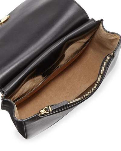 Shop The Row Hunting 11 Leather Crossbody Bag In Black