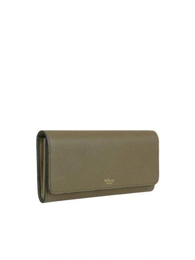 Shop Mulberry Small Continental Wallet In Clay