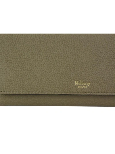 Shop Mulberry Small Continental Wallet In Clay