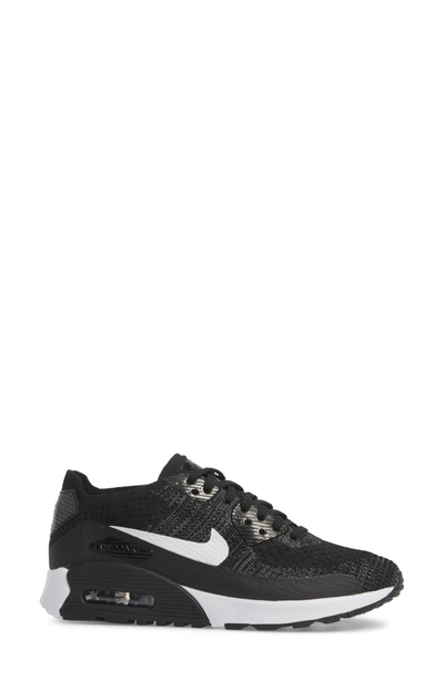 Shop Nike Air Max 90 Flyknit Ultra 2.0 Sneaker In Black/ White/ Dark Grey