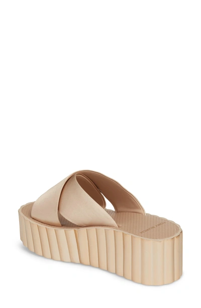 Shop Tory Burch Scallop Platform Sandal In Bellini Blush