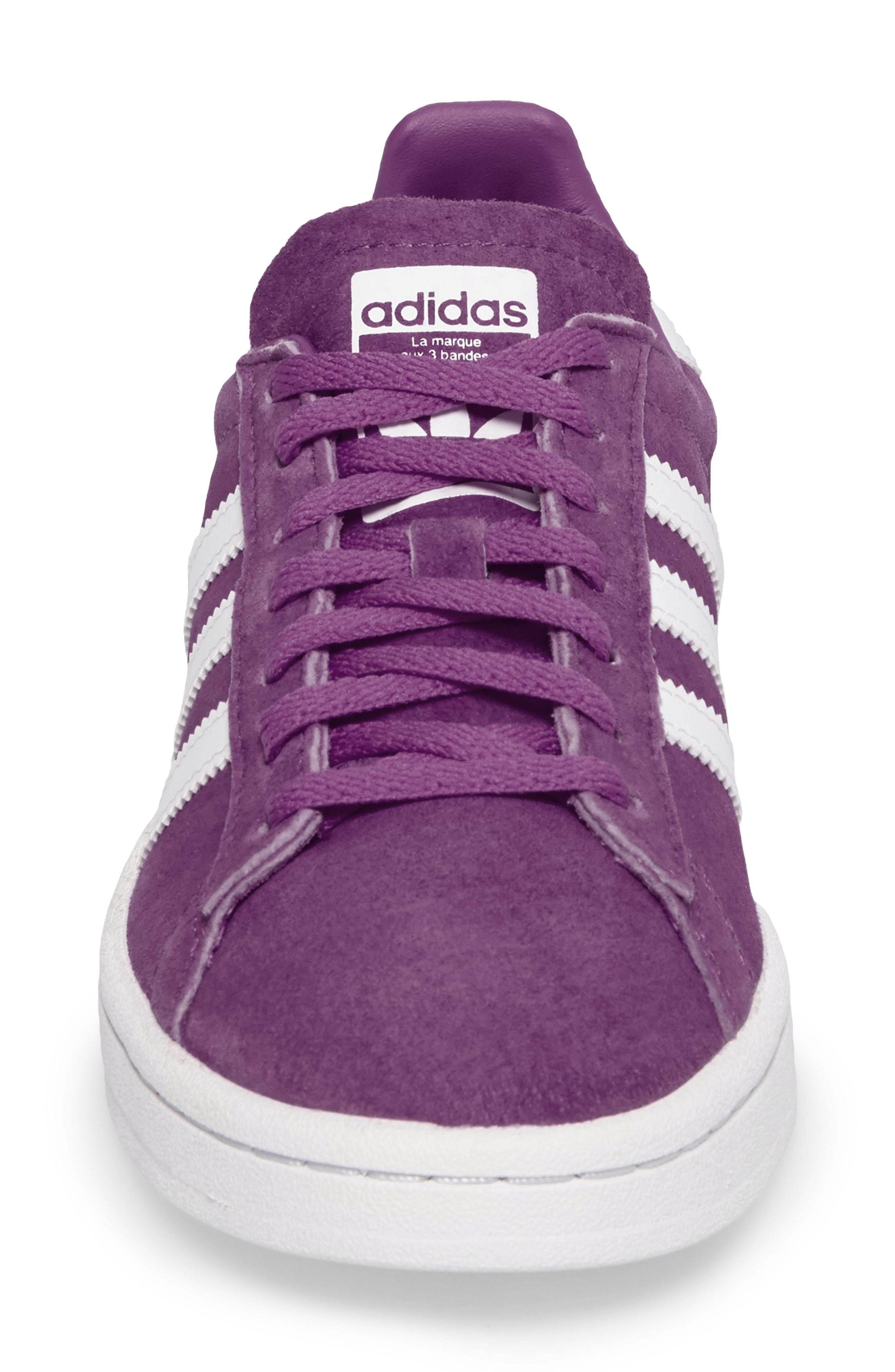 adidas campus purple suede