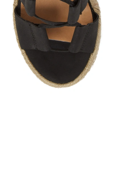 Shop Tony Bianco Biba Platform Espadrille Sandal In Black Phoenix