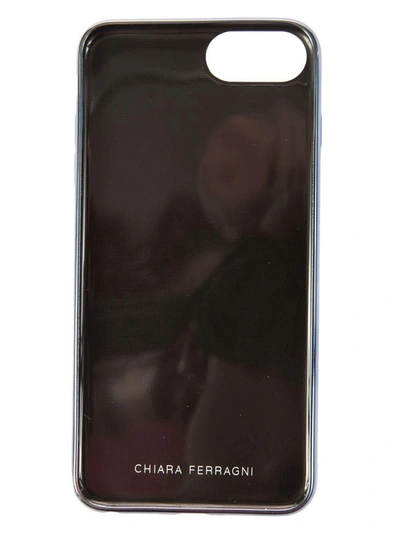 Shop Chiara Ferragni Flirting Iphone 7 Plus Case In Blu
