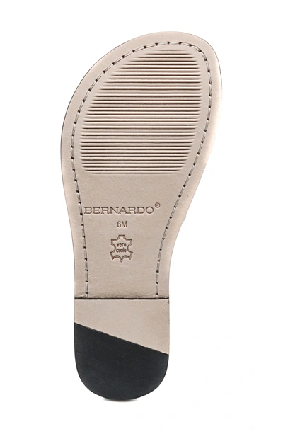 Shop Bernardo Maisa Sandal In Black Leather