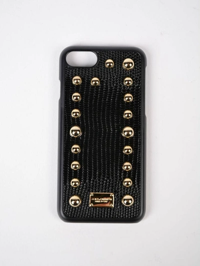 Shop Dolce & Gabbana Iphone 7 Plus Cover In Nero