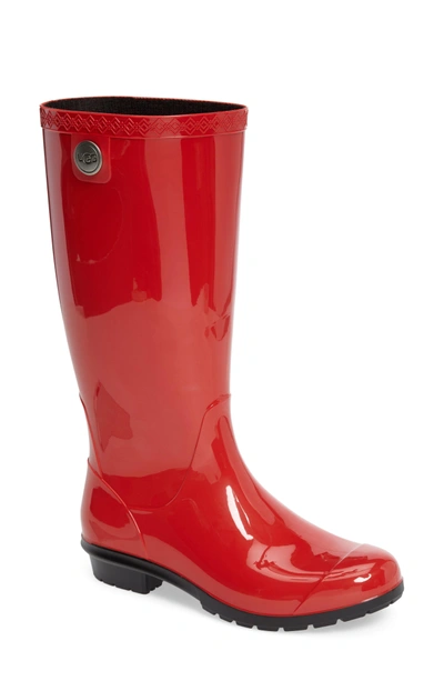 Shop Ugg Shaye Rain Boot In Tango