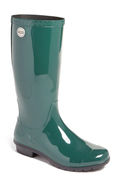 Shop Ugg Shaye Rain Boot In Pine Rubber