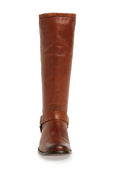 Shop Frye Phillip Harness Tall Boot In Cognac Leather