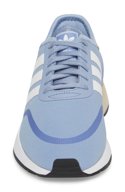 Shop Adidas Originals I-5923 Sneaker In Chalk Blue/ White/ White