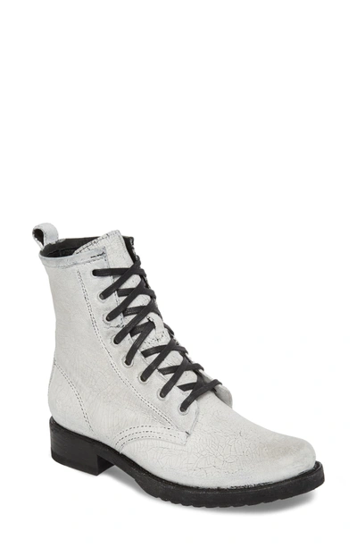 Shop Frye Veronica Tall Combat Boot In White