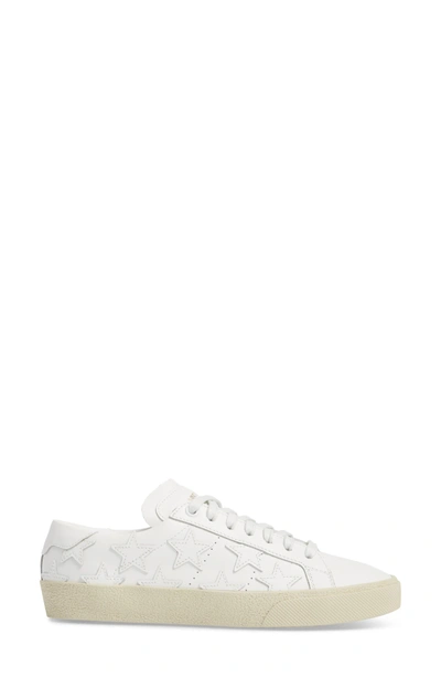 Shop Saint Laurent Classic Court Sneaker In Ivory Leather