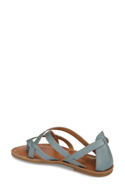 Shop Lucky Brand Ainsley Flat Sandal In Infinity Leather