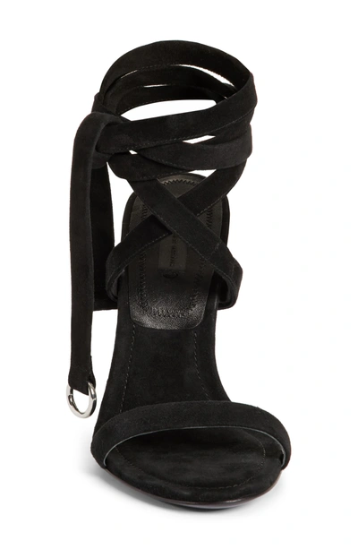 Shop Alexander Wang Evie Ankle Tie Sandal In Black