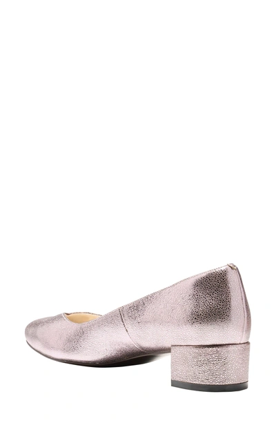 Shop Cole Haan Yuliana Pump In Pink Glitter Leather