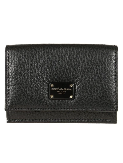 Shop Dolce & Gabbana Classic French Wallet In Nero
