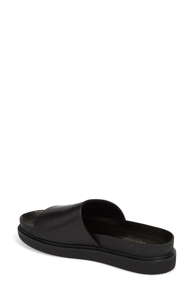 Shop Vagabond Shoemakers Erin Slide Sandal In Black Leather
