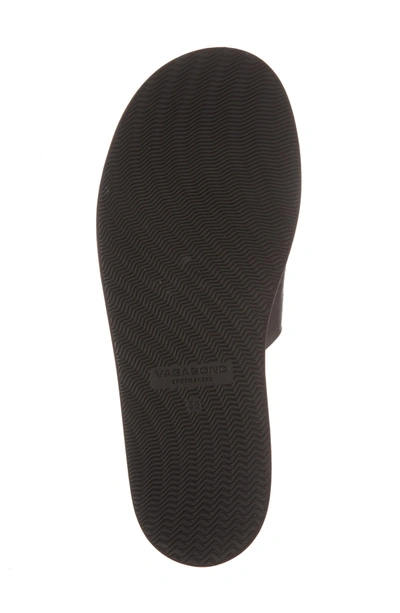 Shop Vagabond Shoemakers Erin Slide Sandal In Black Leather