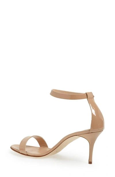 Shop Manolo Blahnik 'chaos' Ankle Strap Sandal In Nude